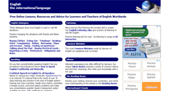 Desktop Screenshot of english-the-international-language.com