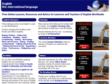 Tablet Screenshot of english-the-international-language.com